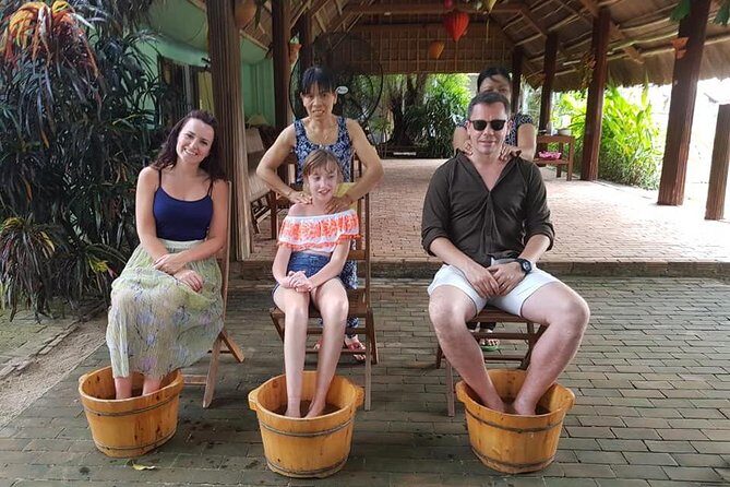 A Real Insight into Hoi An Village Island Experience & Hidden Gem - Cam Kim Island: grinding rice, making rice-paper snacks, and eating your work