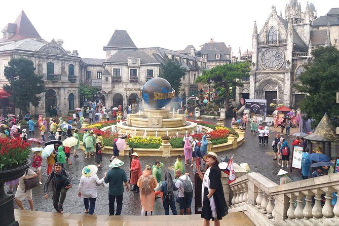 Ba Na Hills - Golden Bridge Group Tour - Lunch buffet and the small comforts that keep the day sane
