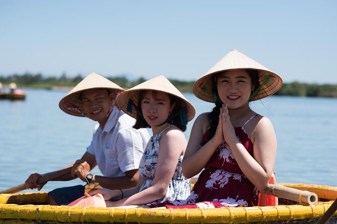 Buffalo riding and Basket Boat Half Day Tour - Bay Mau + Coconut Forest by Basket Boat: Where the Spinning Happens