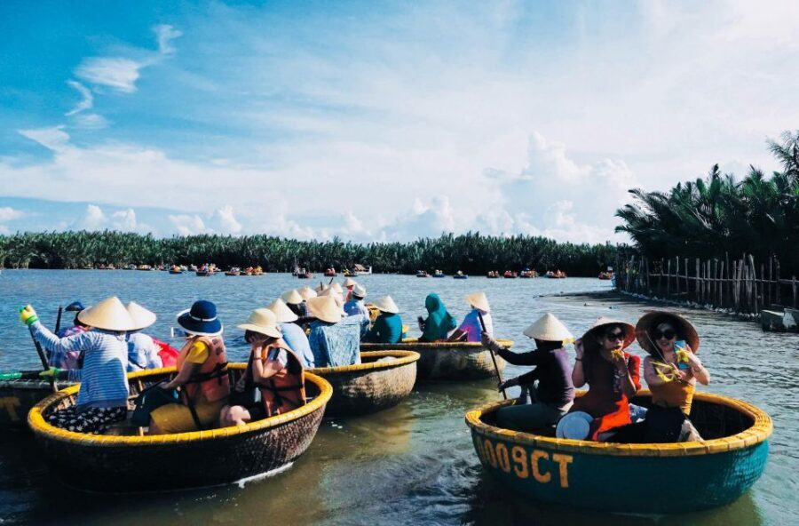 Buffalo Riding, Basket Boat and Cooking Class: Hoian/Da Nang - Crab Catching With Rods and Special Nets
