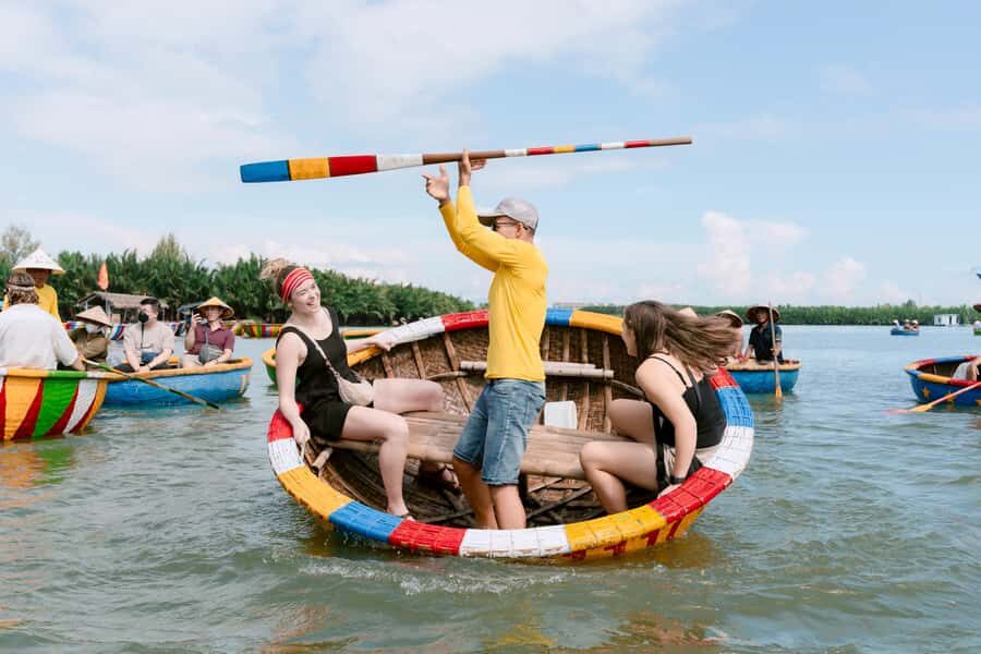 BUFFALO RIDING -BASKET BOAT & BIKE TOUR-HOI AN - A Half-Day Bike and Buffalo Adventure Outside Hoi An
