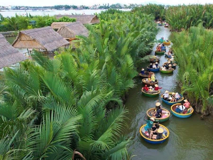 BUFFALO RIDING -BASKET BOAT & BIKE TOUR-HOI AN - Bamboo Basket Boats in the Coconut Jungle (and Why It Feels Like a Swap of Worlds)