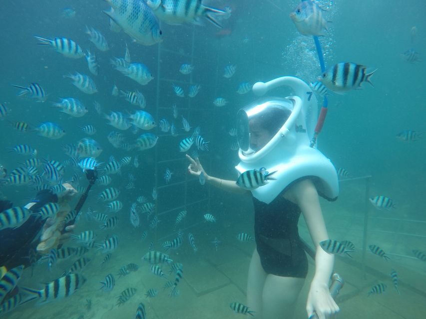 Cham Island: Underwater Walking & Snorkeling Tour - Snorkel Time and Sea-Walking: How the Day Stays Organized