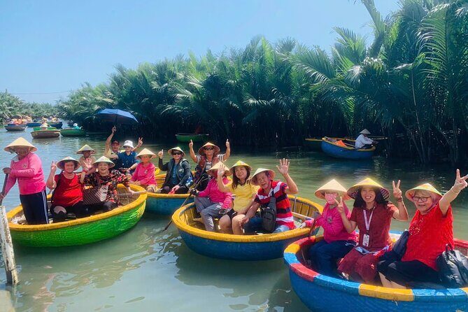 Coconut Basket Boat Ride by Hangcoconut - Bay Mau coconut forest: basket-boat paddling and fishing time