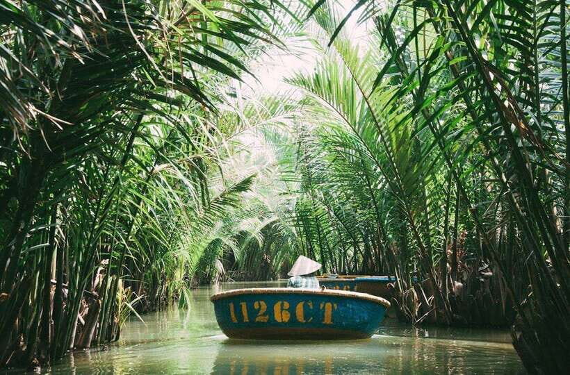 Coconut Basket Boat Ride in Hoi An - Timing: choosing before 9am for a calmer river ride