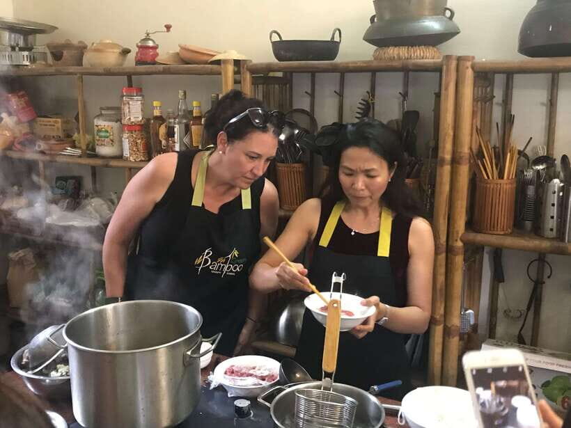 Cooking Class at Green Bamboo - Seven hours with Van Le near Cua Dai Beach