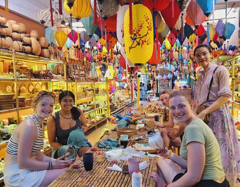 Da Nang/Hoi An: Lantern Making Workshop and Basket Boat Ride - Lantern-making with Rita’s team: your souvenir, made the right way
