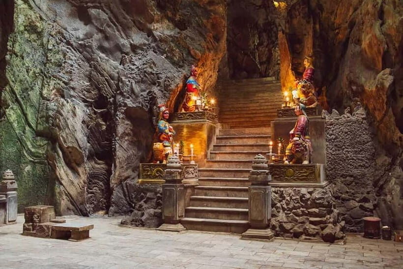 Da Nang/Hoian: Marble Mountain, Am Phu Cave, Monkey Mountain - Marble Mountain (Ngu Hanh Son): Limestone Hills with a Temple Trail