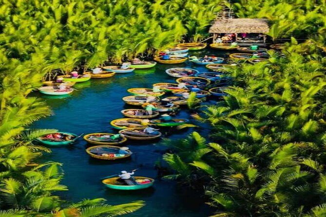 Discover Hoi An by Bamboo Basket and Lantern Boat - Basket boat in Bay Mau Coconut Forest: what makes the ride feel different