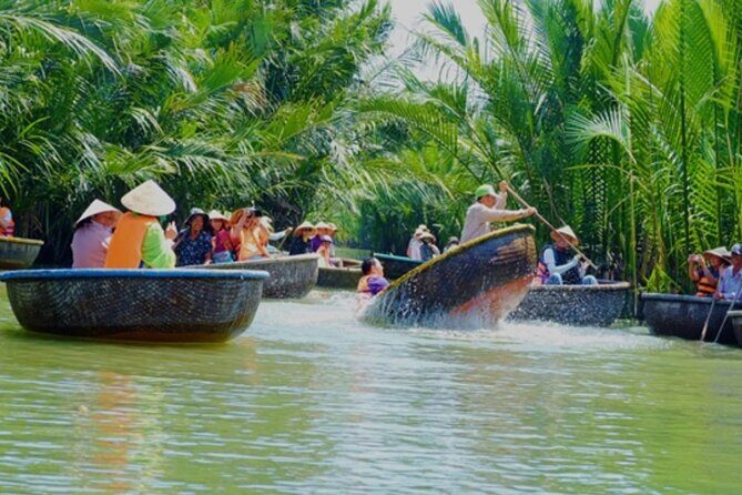 Discover Hoi An by Bamboo Basket and Lantern Boat - Lantern boat ride on the Hoai River: seeing Ancient Town from the water