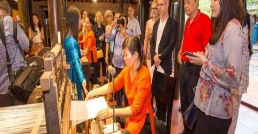 Discover Traditional Silk Process in Hoi An Silk Village - The weaving house: Champ people handicrafts and fabric making