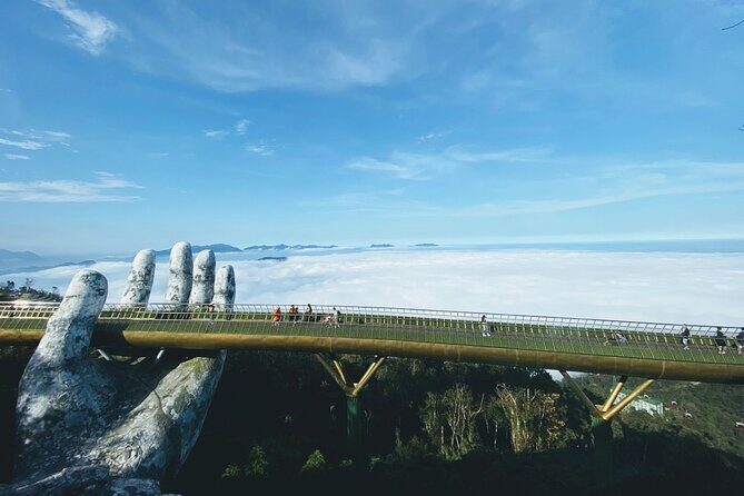 Early morning tour to Bana Hills- Golden Bridge Private tour - Cable car timing and the first big photo moment
