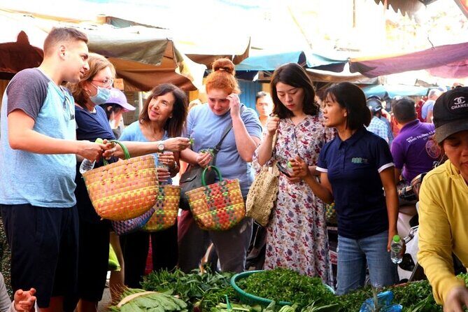 Experience Local Market and Boat Ride with Cooking Class - Cam Thanh countryside and the bamboo basket boat through coconut palms
