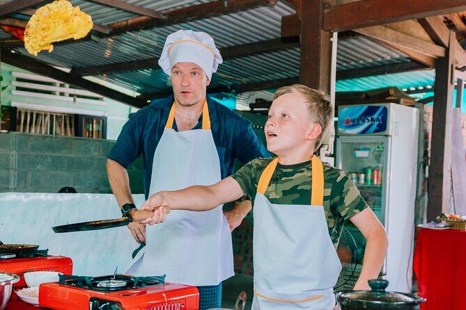Farming & Cooking Class in Hoi An - Small Group Tour - Cooking class time: papaya salad, Banh Xeo, spring rolls, clay pot fish