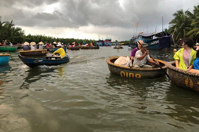 From AUTHENTIC FARMER'S LIFE to ECO RIVER FISHING EXPERIENCE - Crossing to Cam Thanh: Coconut Forest Basket Boat Rowing