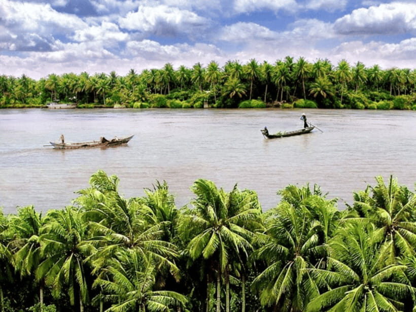 From Ho Chi Minh: My Tho Ben Tre Mekong with Lunch - The My Tho river cruise: islands, photo stops, and Delta scale