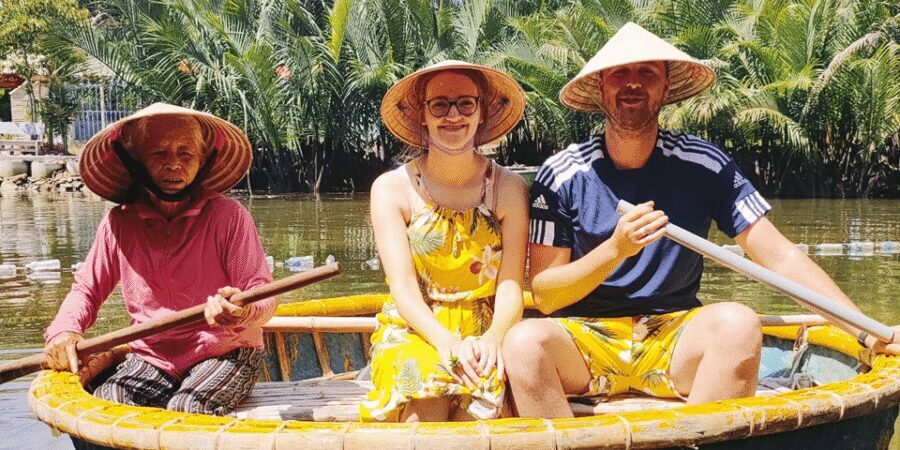 From Hoi An: Bay Mau Coconut Forest Bamboo Basket Boat Ride - The Ride Itself: Thu Bon River to Bay Mau Coconut Forest