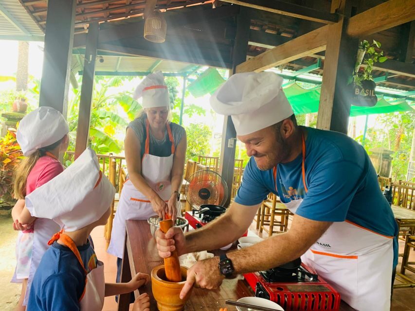 From Hoi An: Cooking Class at Organic Farm - The organic farm tour: herbs, soil habits, and what you’ll cook later