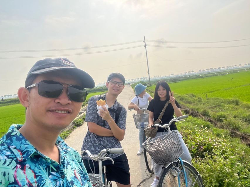 Funny day cycling, Buffalo riding and Basket boat - Tra Que Vegetable Village: where the herbs actually grow