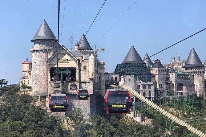 GOLDEN BRIDGE & BA NA HILL in Early moring to Avoid Crowds from DA NANG or HOIAN - Sun World Ba Na Hills: theme park rides in a tight window