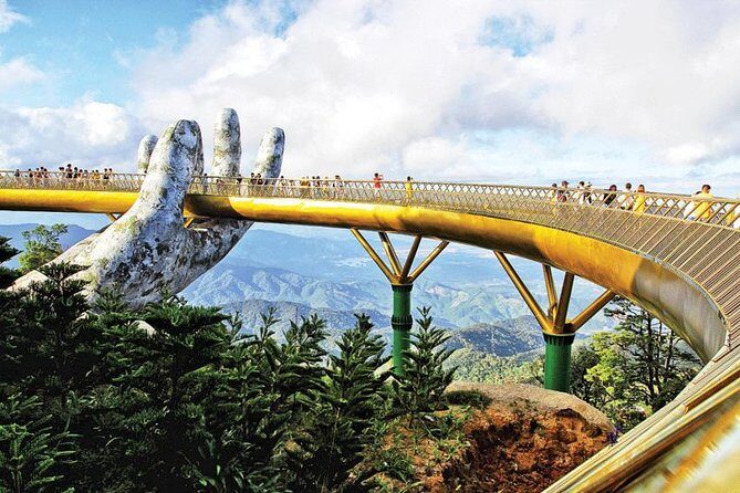 Golden Bridge - BaNa Hills: Private Trip From Hoi An/Da Nang - Golden Bridge at the Huge Hand of Buddha: what you’re really there for