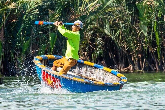 Green Coconut Village Cooking Tour (Local Market,Basket Boat and Cooking) - The coconut forest by basket boat in Bay Mau
