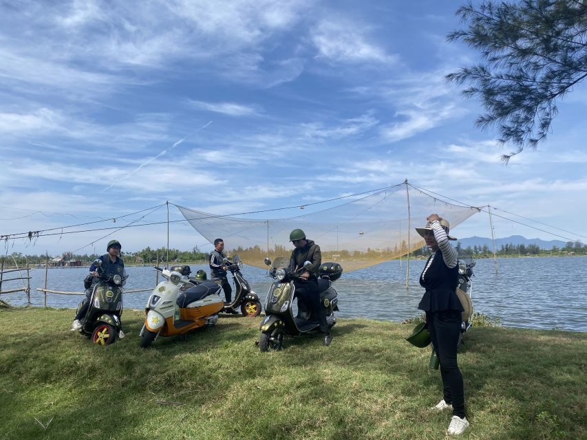 Half Day Exploring Hoi An Countryside in a Vespa - Tra Nhieu and Duy Vinh countryside roads: Whale Temple and fishing culture