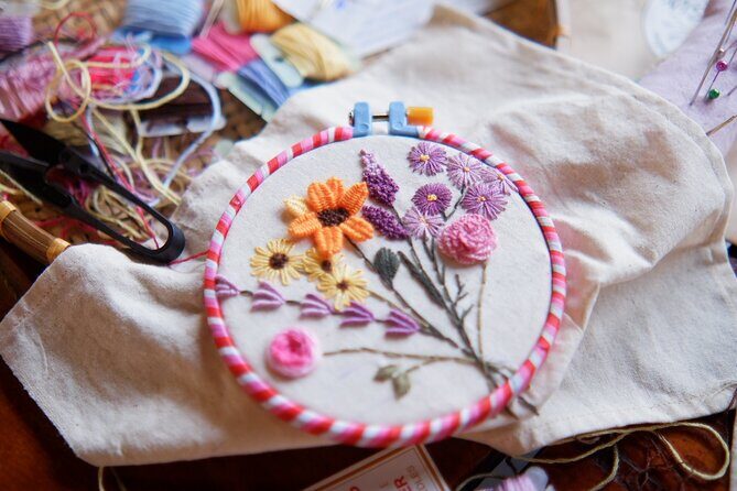 Hand Embroidery Workshop in Hoi An for Beginers - Private attention and flexible timing in Hoi An