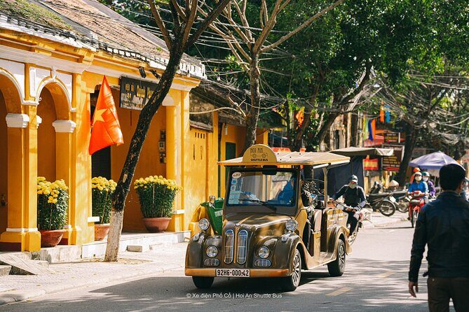 Heritage Adventure Private Tour by Electric Car - Your 1-hour route: Market to Thu Bon River crossing