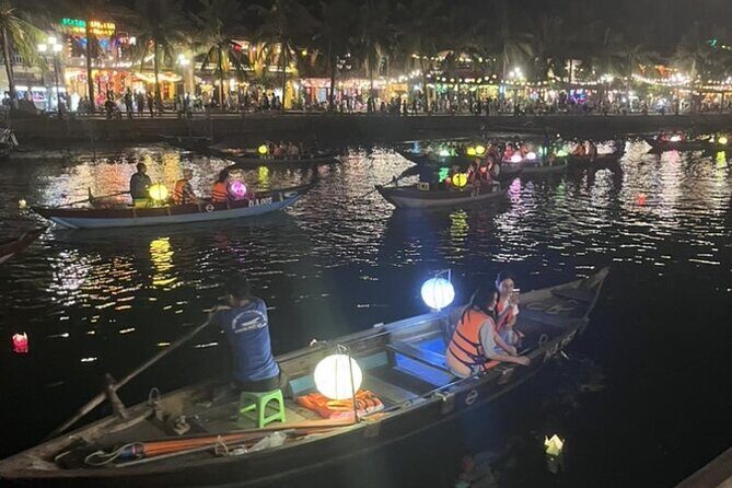 Hoai River Boat Trip by Night with Release Lantern - After the Boat: Night Market Browsing and Old Town Strolling (On Your Own)
