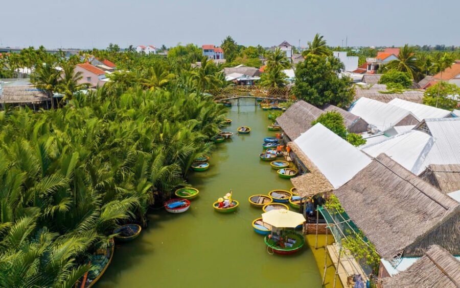 Hoi An: Basket boat tour at the coconut village - Photo Check-Ins in a Real Village Setting