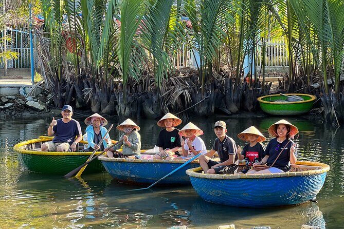 HOI AN Biking Vegetable Village, Basket Boat, Coconut Forest - Basket Boat and River Crab Fishing: Fun That’s Not Too Complicated