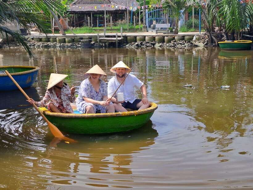 Hoi An City tour -Basket boat ride in the Coconut forest - Old houses on foot: why the small details matter