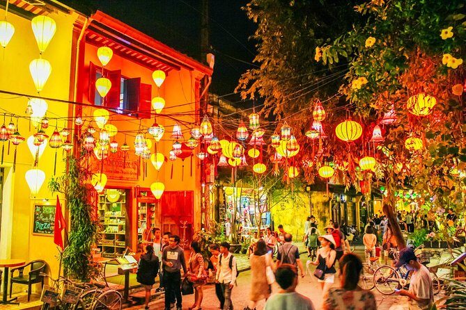 Hoi An City Tour–Boat Ride–Release Flower Lantern on river - Japanese Bridge: the waterway connection story