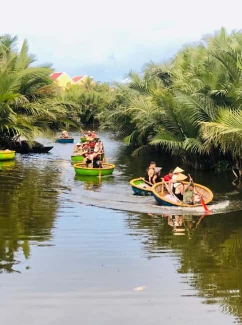 Hoi An: Coconut Basket Boat Ride and Fishing Experience - Casting a Net and Trying to Catch Crabs