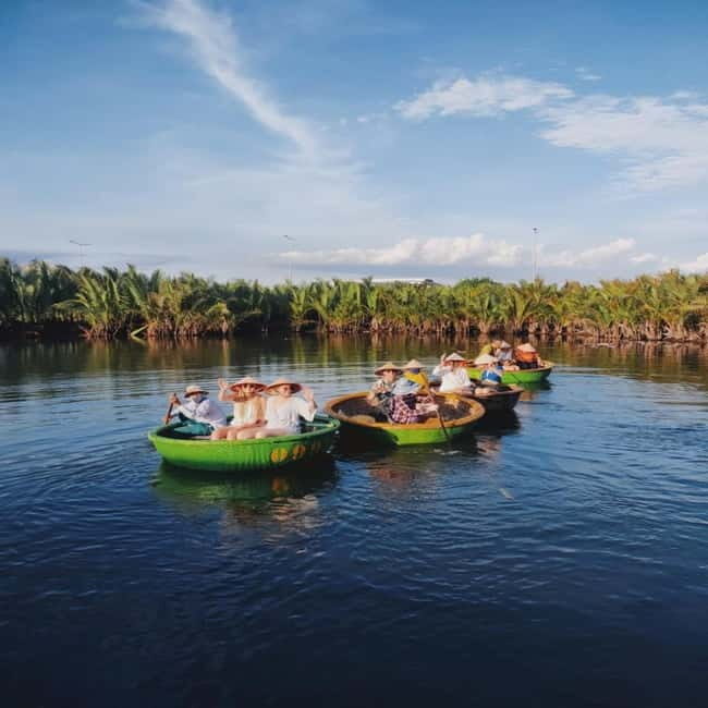 Hoi An Coconut Basket Boat Riding With Two-Way Transfers - Transfers and Drop-Offs: How You End Up Back in Hoi An