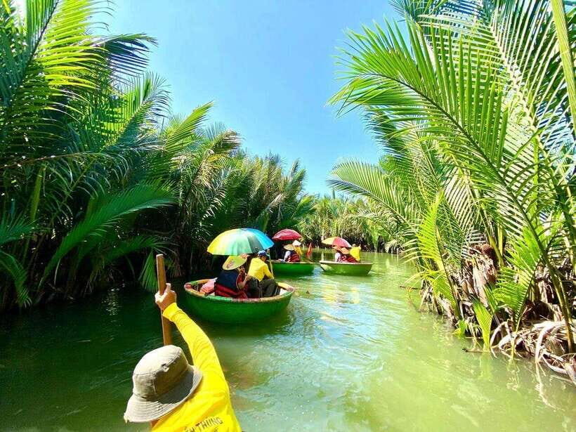 Hoi An: Coconut Jungle, Basket Boat, City and Lantern Tour - Crab Fishing and Basket Dancing: The Most Memorable Moments