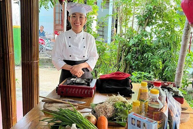 Hoi An Cooking Class(Local market,Basket Boat,Fishing & Cooking) - The cooking class: hands-on stations with chef instruction