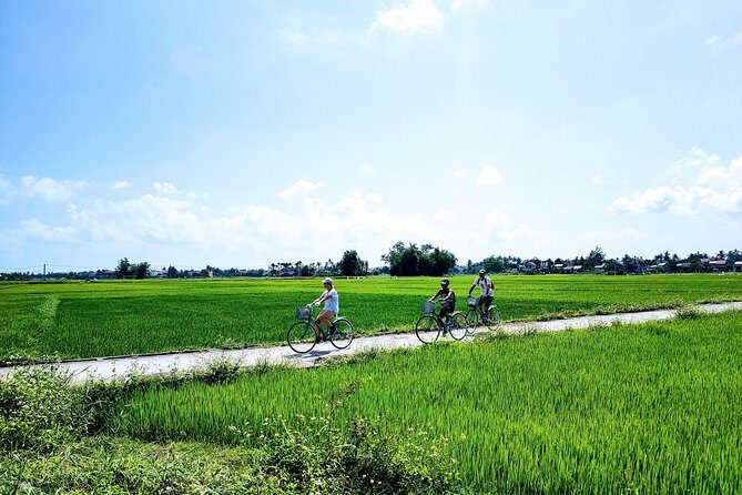 Hoi An Countryside Biking Tour(Vegetable village -basket boat - fishing village) - Riding Into The Coconut Palm Waterway: The Basket Boat Moment
