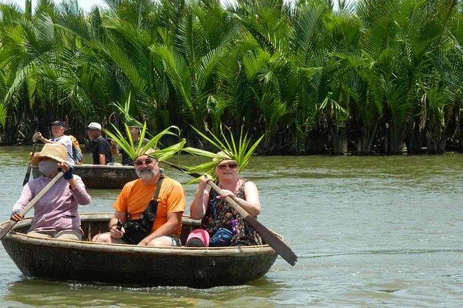 Hoi An Countryside - Buffalo Riding - Basket Boat Rowing - Basket boat rowing: more than a photo stop