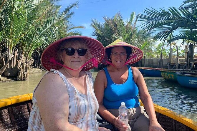 Hoi An Countryside Tour with Bamboo Basket Boat Rowing , Buffalo Ride, Farming - Bay Mau coconut forest and bamboo basket boat crab fishing
