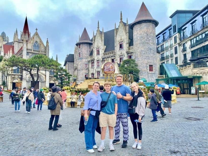 Hoi An/Da Nang: Private Car to BaNa Hills - Golden Bridge - Beyond the bridge: Linh Ung pagoda, Le Jardin d’Amour, and the wine-and-garden mix