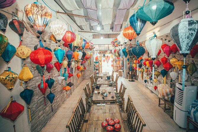 Hoi An Full Lantern Making Class- A special Foldable lantern - Stop 1: Hoi An Handicraft Tours and the workshop flow