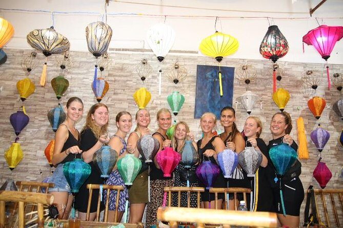 Hoi An Full Lantern Making Class- A special Foldable lantern - Bamboo stakes and wire thread: where the craft gets real