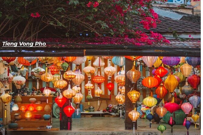 Hoi An Full Lantern Making Class- A special Foldable lantern - Tea tasting and the lantern meaning in Hoi An