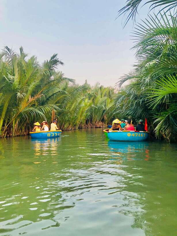 Hoi An :Lantern Making - Cooking Class -Coconut Basket Boat - Cam Thanh Coconut Village: basket boat paddling, fishing, and rural rhythms