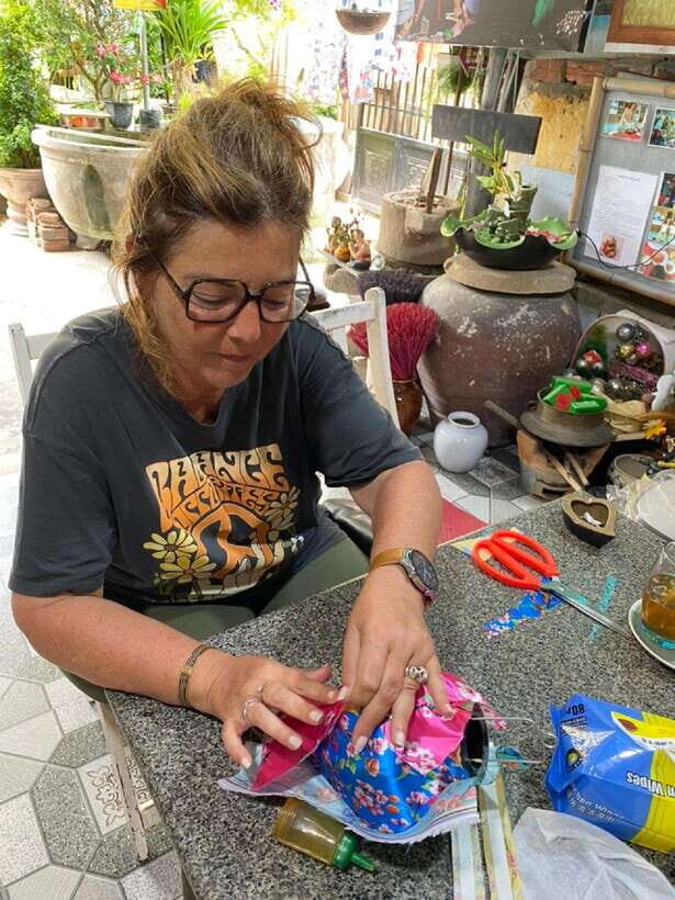 Hoi An :Lantern Making - Cooking Class -Coconut Basket Boat - Lantern making in Hoi An: a take-home gift you actually built
