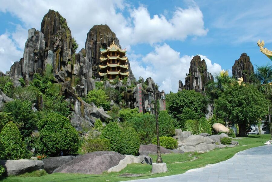 Hoi An : Marble Mountains and My Son Sanctuary Full Day Trip - Morning start: Monkey Mountain and Linh Ung’s Lady Buddha