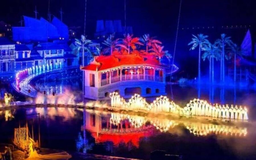 Hoi An: Memories Show and Impression Theme Park Tickets - Lang Viet area: old-house style, cuisine themes, and Bài Chòi