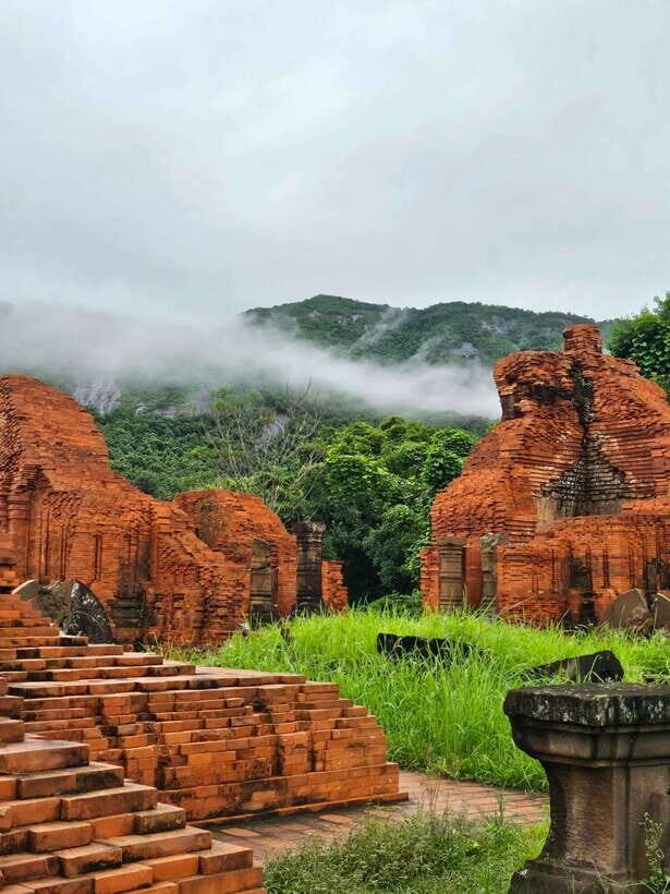 Hoi An: My Son Sanctuary Early Morning w. Champa Food Brunch - Champa brunch and coffee: what you eat and why it matters